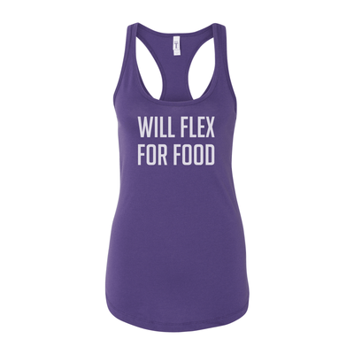 Will Flex For Food Women's Tank - My Life Fitness