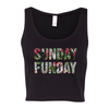 Sunday Funday Women's Cropped Tank - My Life Fitness