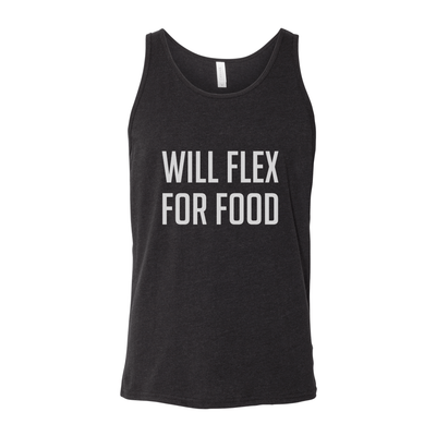 Will Flex For Food Unisex Tank - My Life Fitness