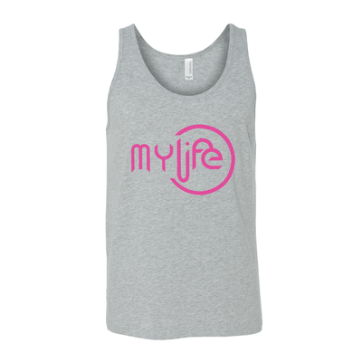 My Life Pink Logo Unisex Tank - My Life Fitness