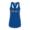 My Life OG Gold Brick Logo Women's Tank - My Life Fitness