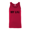 My Life Black Brick Logo Unisex Tank - My Life Fitness