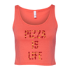 Pizza Is Life Women's Cropped Tank