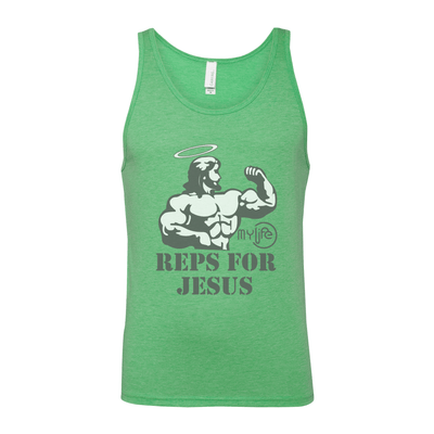 Reps For Jesus Unisex Tank - My Life Fitness