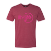 My Life Pink Logo Unisex Crew Tee - My Life Fitness