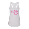 My Life Pink Logo Women's Tank - My Life Fitness