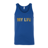 My Life OG Gold Brick Logo Unisex Tank - My Life Fitness