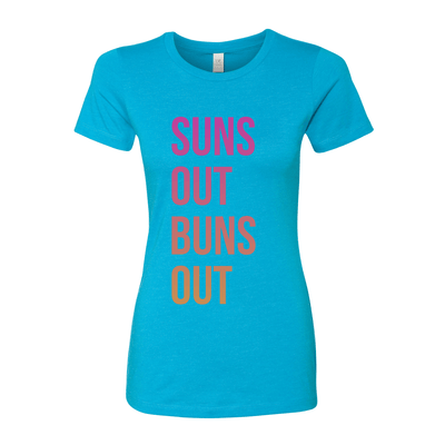Suns Out Buns Out Women's Crew Tee